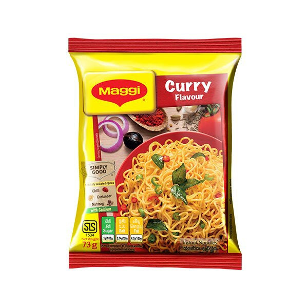 Maggi Curry Flavoured Instant Noodles 73g