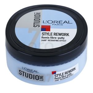 L'Oreal Paris Studio Line 7 Style Rework Remix Fibre-Putty Hair Styler 150ml